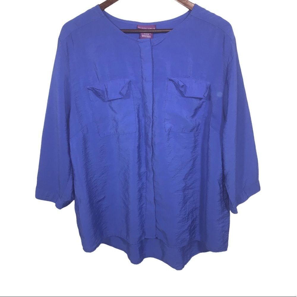 Beverly Drive Blue Top